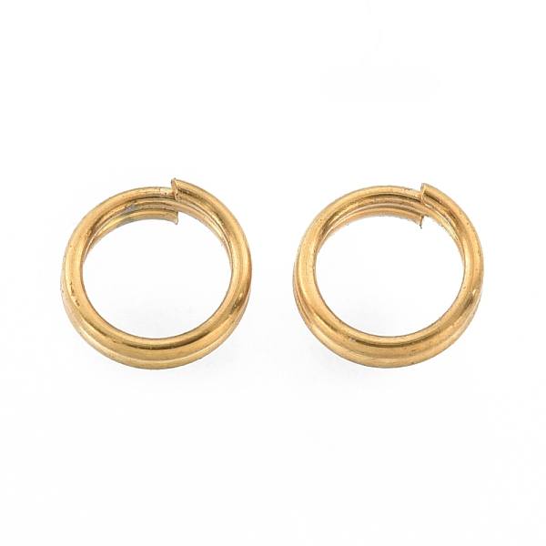 

PandaHall 304 Stainless Steel Split Rings, Double Loops Jump Rings, Golden, 4x1mm, Inner Diameter: 3mm, Single Wire: 0.5mm 304 Stainless...