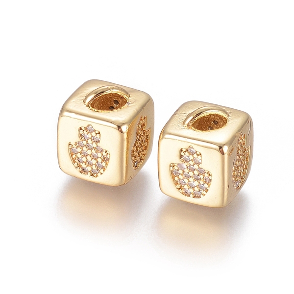 Brass Micro Pave Cu… - image