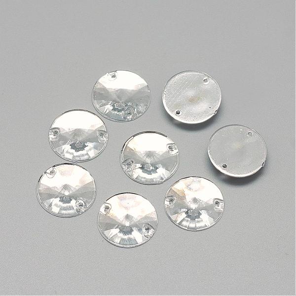 

PandaHall Sew on Rhinestone, Transparent Acrylic Rhinestone, Two Holes, Garment Accessories, Garment Accessories, Faceted, Half Round/Dome..., Clear