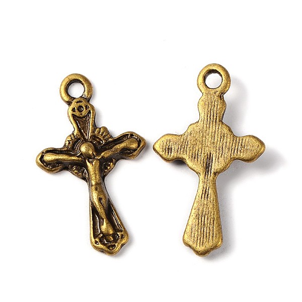 

PandaHall Tibetan Style Alloy Pendants, for Easter, Crucifix Cross, Antique Bronze, Cadmium Free & Nickel Free & Lead Free, 23.5x15x3mm...