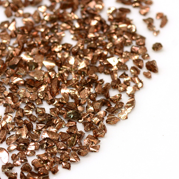 

PandaHall Piezo Glass Beads, No Hole Beads, Chip, Saddle Brown, 0.6~1x0.6~1mm, about 440~450g/bag Glass Chip Brown