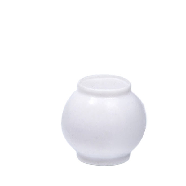 

PandaHall Dollhouse Accessories, Simulation Mini ABS Vase Model, White, 12x12mm Plastic Vase White