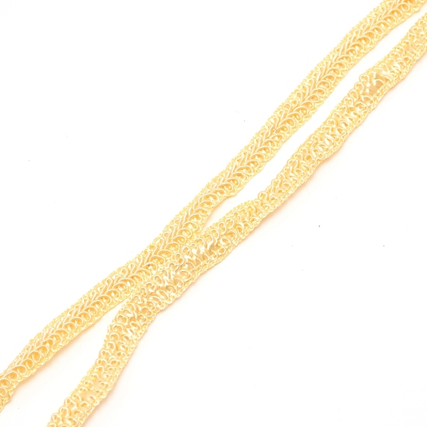 

PandaHall Polyester Centipede Braid Lace Trimming, Craft Ribbon for Wedding, Costume, Jewelry, Crafts and Sewing, Yellow, 3/8 inch(11mm)...