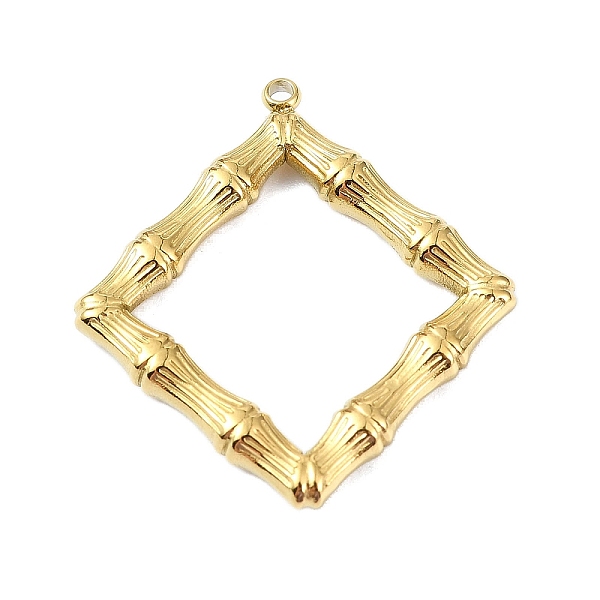 

PandaHall Ion Plating(IP) 304 Stainless Steel Pendants, Real 18K Gold Plated, Rhombus, 28.5x26x3.5mm, Hole: 1.4mm 304 Stainless Steel...