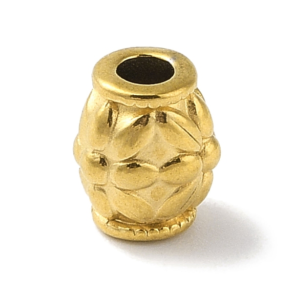 

PandaHall 304 Stainless Steel Beads, Column, Golden, 8x6.5mm, Hole: 2.2mm 304 Stainless Steel Column