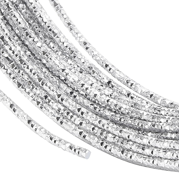 

PandaHall BENECREAT 12 Gauge 33 Feet Textured Silver Wire Diamond Cut Aluminum Craft Wire for Ornaments Making and Other Jewelry Craft Work...