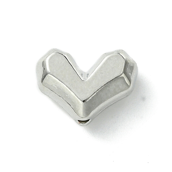 

PandaHall Alloy Beads, Heart, Platinum, 9x12x5.5mm, Hole: 1.6mm Alloy Heart