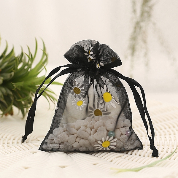 Organza Flower Prin… - image