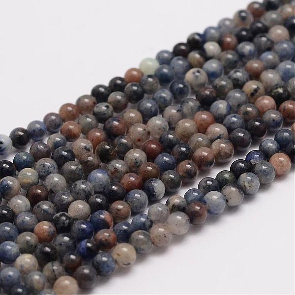 

PandaHall Natural Sodalite Bead Strands, Round, 3mm, Hole: 0.6~0.7mm, about 135pcs/strand, 15.5 inch Sodalite Round