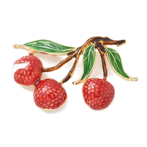 Litchi Enamel Pins