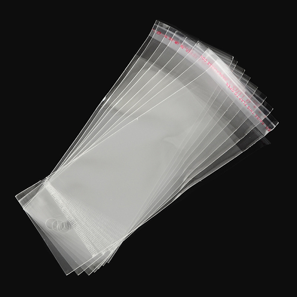 

PandaHall OPP Cellophane Bags, Rectangle, Clear, 15.5x6cm, Hole: 8mm, Unilateral Thickness: 0.035mm, Inner Measure: 10x6cm OPP Cellophane...