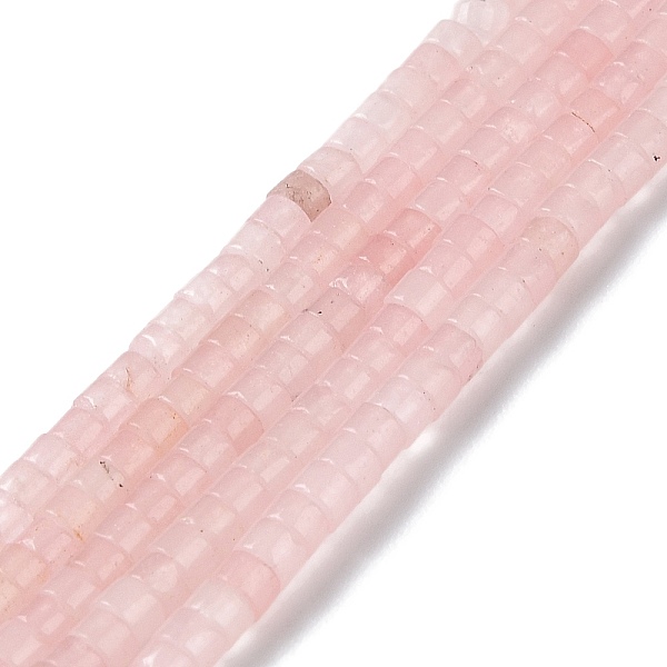 

PandaHall Natural White Jade Beads Strands, Disc, Dyed, Heishi Beads, Pink, 2x3mm, Hole: 0.8mm, about 178pcs/strand, 15.04''(38.2cm) White...