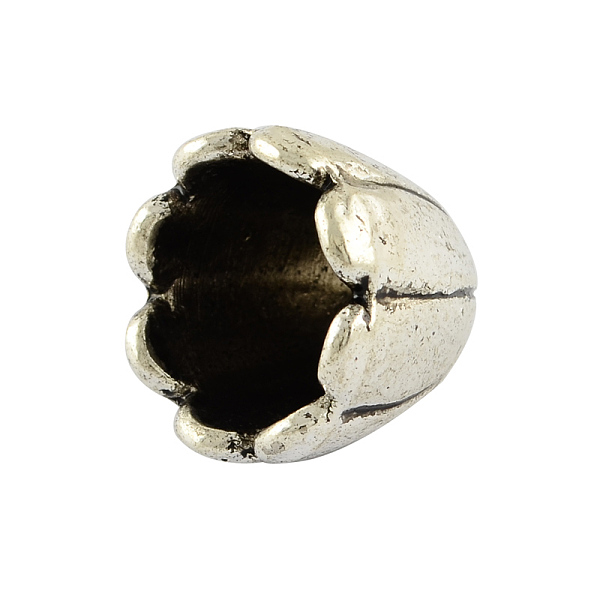 

PandaHall Tibetan Style Alloy Multi-Petal Bead Caps, Cadmium Free & Lead Free, Antique Silver, 17.5x16mm, Hole: 2mm, Inner Diameter: 13mm...