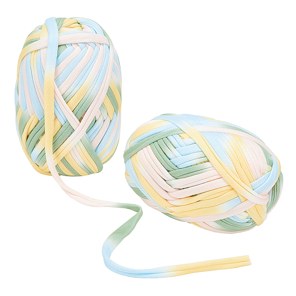 

PandaHall Gorgecraft Polyester Cords, Colorful, 20~25mm, 28.5~30m/roll Polyester