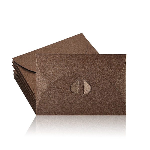 

PandaHall Retro Colored Pearl Blank Mini Paper Envelopes, Wedding Party Invitation Envelope, DIY Gift Envelope, Heart Closure Envelopes..., Brown