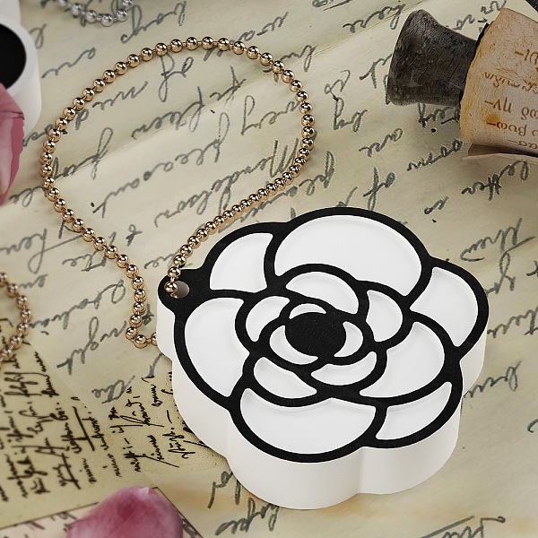 

PandaHall Pendants DIY Silicone Mold, Resin Casting Molds, for UV Resin, Epoxy Resin Craft Making, Flower, 47x49x11.5mm, Hole: 3mm Silicone...