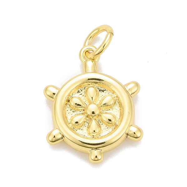 

PandaHall Brass Charms, Cadmium Free & Nickel Free & Lead Free, Long-Lasting Plated, Helm, Real 18K Gold Plated, 15.3x12.5x3mm, Hole: 3mm...