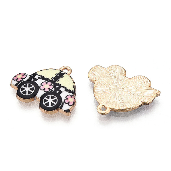

PandaHall Printed Alloy Pendants, Car Charms, Pink, 18.5x22.5x1.5mm, Hole: 1.5mm Alloy Car Pink