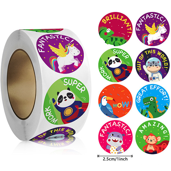 500 Paste Paper Self-Adhesive Stickers