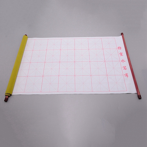 

PandaHall Reusable Water-Writing Cloth, for Practicing Chinese Calligraphy or Kanji, Rectangle, White, Tartan Pattern, 1400x472x0.1~18mm...