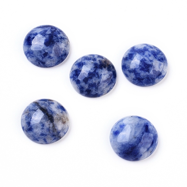 

PandaHall Natural Sodalite Cabochons, Half Round, 15x6mm Sodalite Half Round