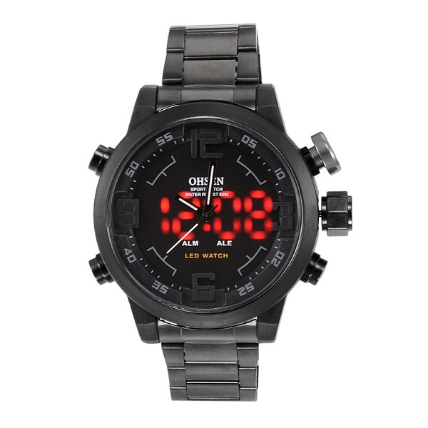 

PandaHall Fashion Stainless Steel Men's Electronic Wristwatches, Gray, 70mm Stainless Steel Gray