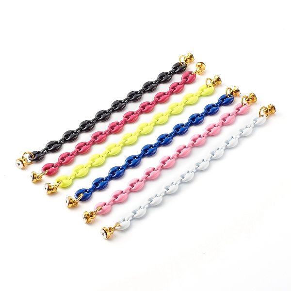 

PandaHall Alloy Coffee Bean Chain Phone Case Chain, Anti-Slip Phone Finger Strap, Phone Grip Holder for DIY Phone Case Decoration, Golden..., Multicolor