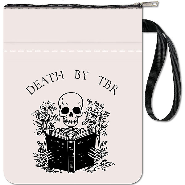 

PandaHall Cloth Book Cover, Notebook Wraps, Rectangle, Skull, 280x220mm Cloth Skull
