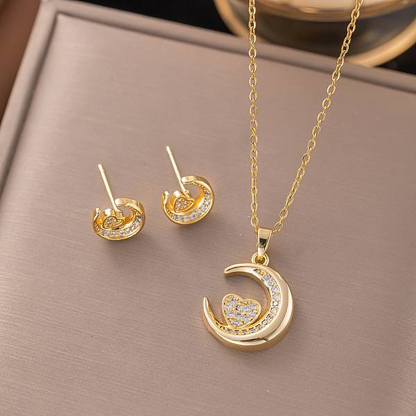 Brass Micro Pave Cl… - image