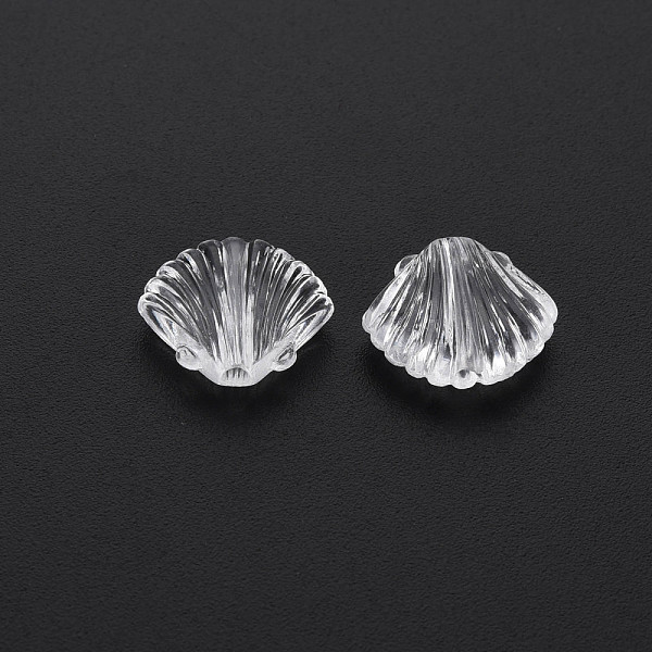 

PandaHall Transparent Acrylic Beads, Shell/Scallop, Clear, 10.5x12.5x4.5mm, Hole: 1.5mm, about 1580pcs/500g Acrylic Shell Shape Clear