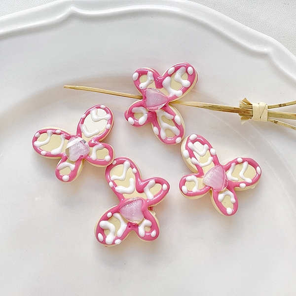 

PandaHall Opaque Acrylic Beads, Butterfly, 21x29mm Acrylic Butterfly