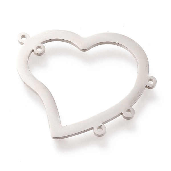 

PandaHall 304 Stainless Steel Chandelier Components Links, Polishing, Heart, Stainless Steel Color, 33x30.5x1mm, Hole: 1.2mm 304 Stainless...