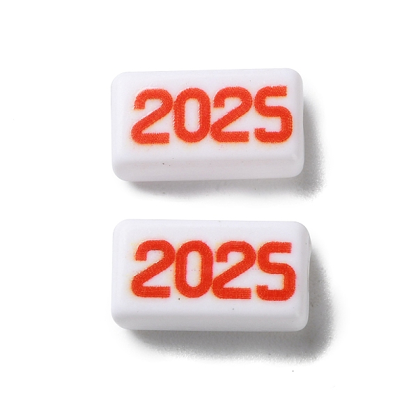 Opaque Acrylic Beads - image
