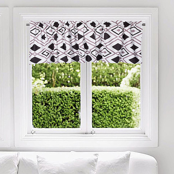 

PandaHall Polyester Curtain Purdah, for Home Wall Drapes Window Decoration, Rectangle, Tartan, 460x1320mm Polyester Tartan