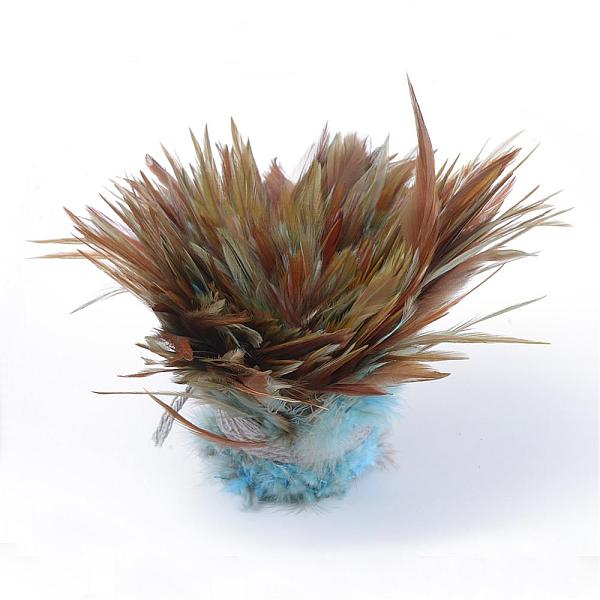 

PandaHall Chicken feather Costume Accessories, Dyed, Light Sky Blue, 35~155x7~35mm, about 750-800pcs/bundle Feather Feather