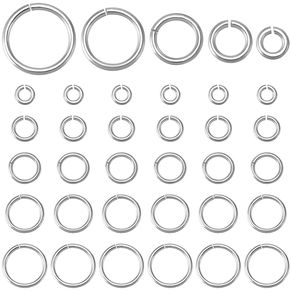 

PandaHall Beebeecraft 1 Box 50Pcs Open Jump Rings 925 Sterling Silver Single Loop 3/4/5/6/7mm Small Circle Frames Key Chain Connector Rings...