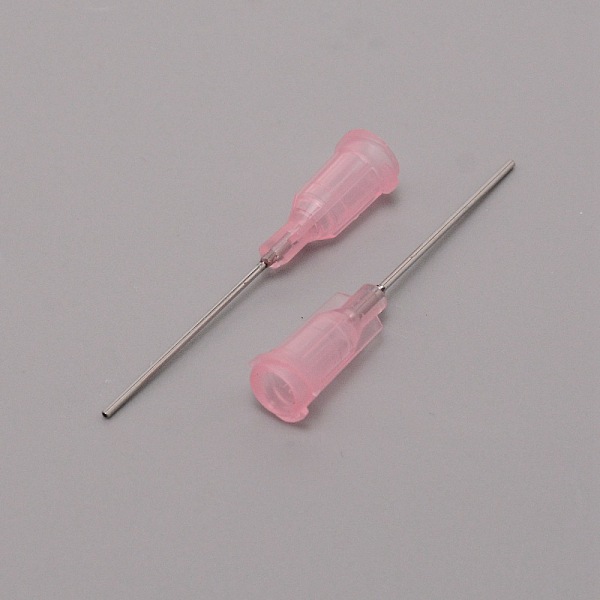 

PandaHall Plastic Fluid Precision Blunt Needle Dispense Tips, with 201 Stainless Steel Pin, Pink, 4.25x0.75cm, Inner Diameter: 0.42cm, Pin...