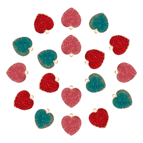 Druzy Resin Pendants - image
