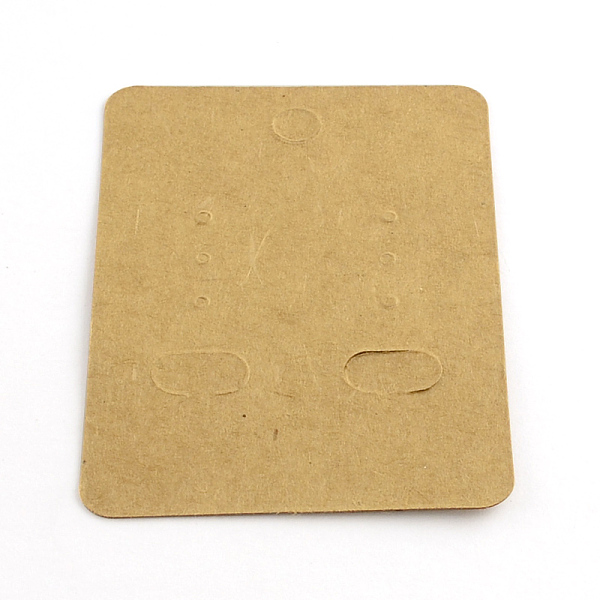 長方形形状厚紙のピアスディスプレイカード
