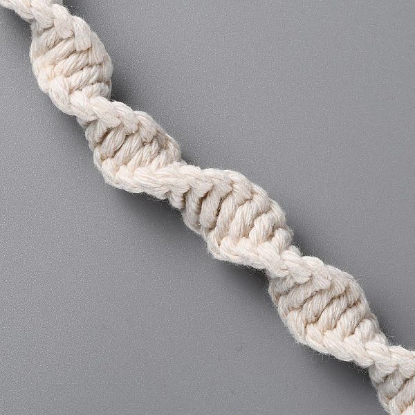 

PandaHall Cotton Curtain Tieback, for Most Curtains Decoration, Old Lace, 560x35~40mm Cotton Others Yellow