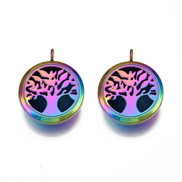 

PandaHall Rack Plating Alloy Locket Pendants, Diffuser Locket, with Magnetic, Cadmium Free & Nickel Free & Lead Free, Flat Round with Tree...