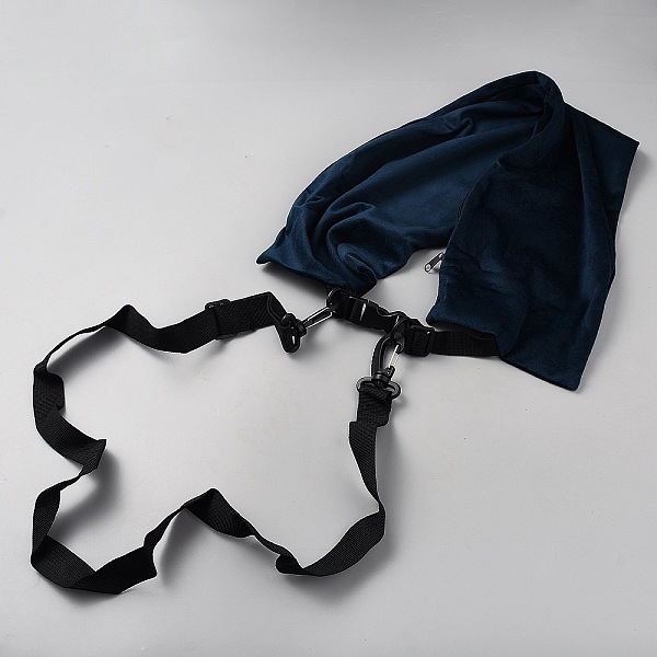 Velvet with Polyester Travel Pillowcase