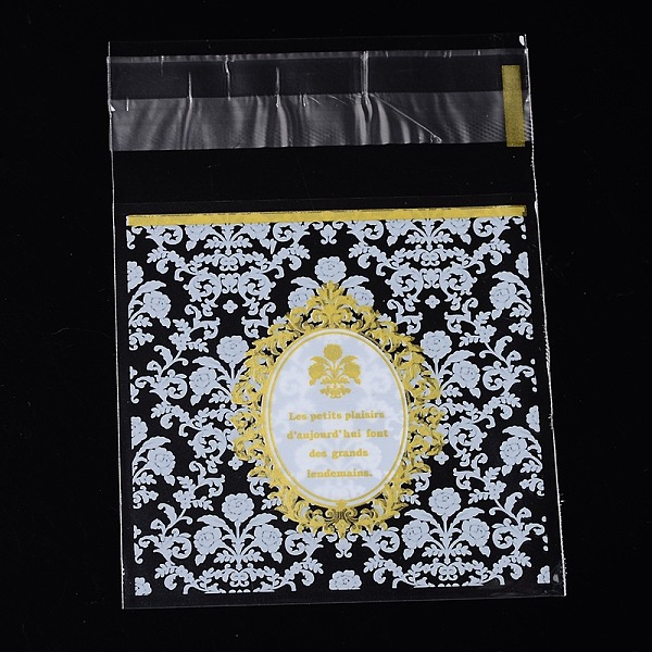 

PandaHall Rectangle OPP Cellophane Bags, with Floral Pattern, Yellow, 9.9x6.9cm, Unilateral Thickness: 0.035mm, Inner Measure: 6.9x6.9cm...