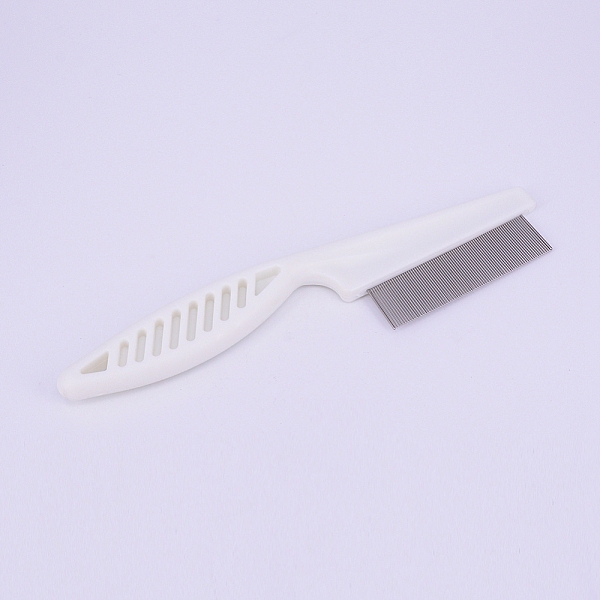 

PandaHall Plastic Flea Combs, Pet Hair Comb Dog Grooming Tool, Tear Stain Remover for Cats Dogs, White, 185x46x13mm, Hole: 11x5mm Plastic...