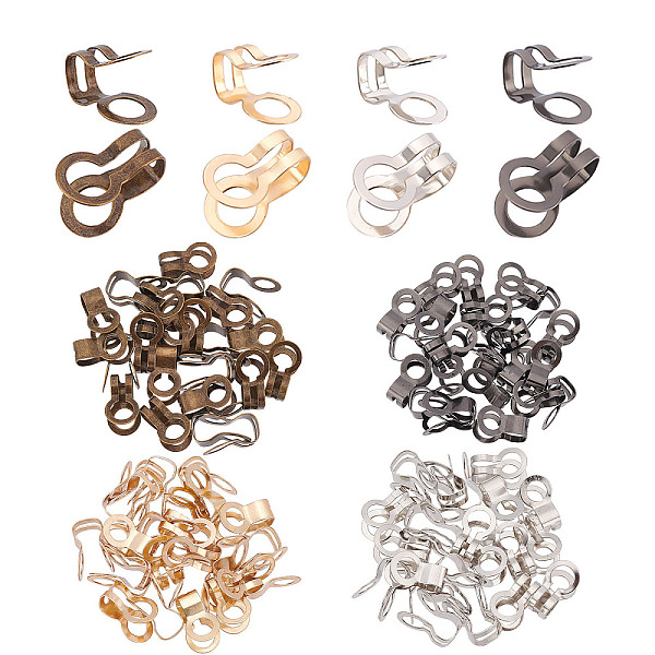 100Pcs 4 Colors Iron Bead Tips