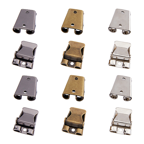 

PandaHall SUPERFINDINGS 9Pcs 3 Colors Iron Bolo Tie Slide Clasps, for Bolo Tie Making, Mixed Color, 23x20x8mm, Hole: 2.5mm, Inner Diameter...