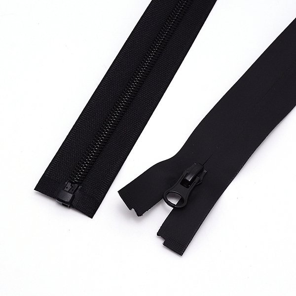 

PandaHall Nylong Zipper Fastener, for Clothes DIY Sewing Accessories, Black, 72.5x3cm Nylon Black