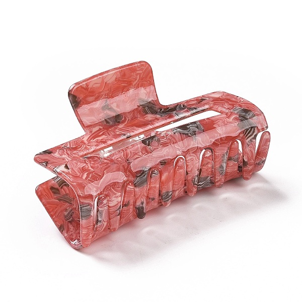 Rectangular Acrylic Large Claw Hair Clips For Thick Hair