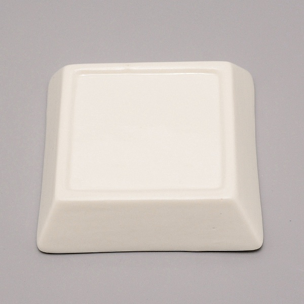 

PandaHall Porcelain Square Jewelry Holder, Jewelry Tray, for Holding Small Jewelries, Rings, Necklaces, Earrings, Bracelets, Trinket Display..., White