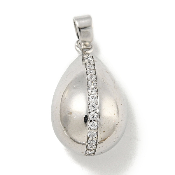 

PandaHall Rack Plating Brass Micro Pave Clear Cubic Zirconia Pendants, with Jump Ring, Cadmium Free & Lead Free, Long-Lasting Plated...
